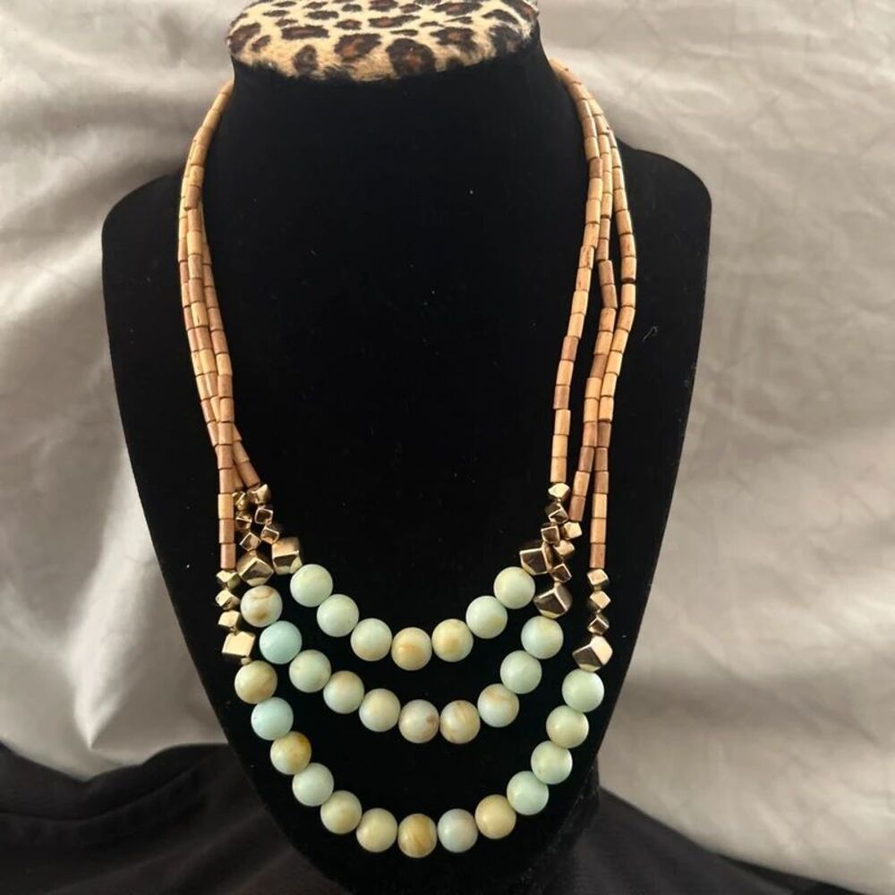 Park Lane Multi Strand Beaded Statement Necklace